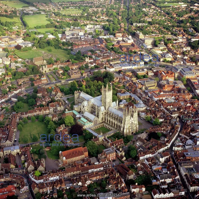: Canterbury City and Cathedral (cathedral of the : Canterbury City and Cathedral (cathedral of the