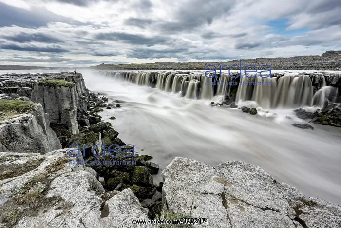  : Canyon with waterfall, long exposure, Selfoss, North
