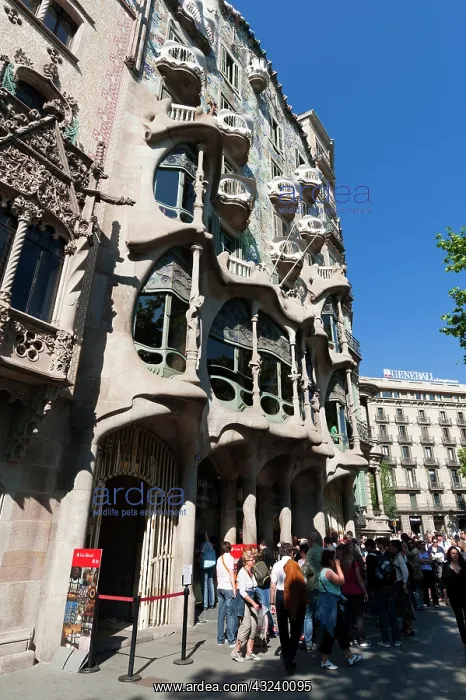 : Casa Battlo by Antoni Gaudi, Passeig de : Casa Battlo by Antoni Gaudi, Passeig de