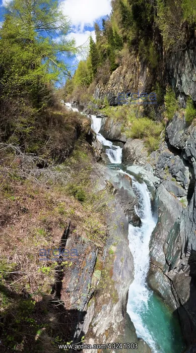 : The cascades of the river Isel in national : The cascades of the river Isel in national