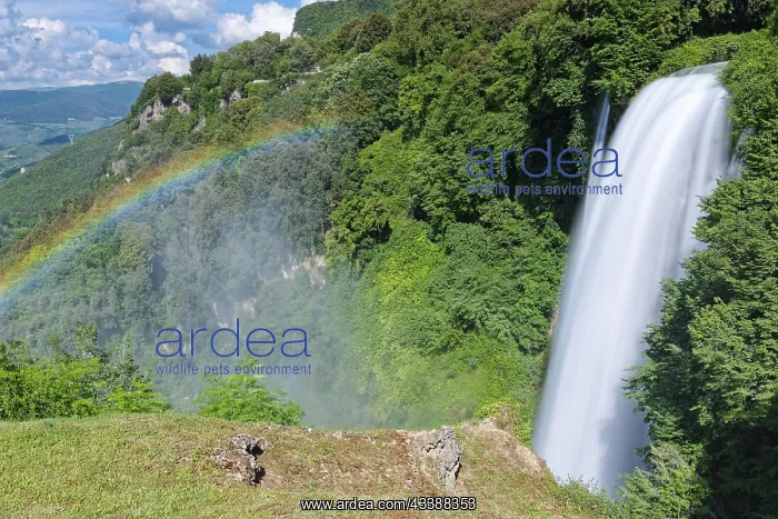 : The Cascata delle Marmore, the Marble Falls, is : The Cascata delle Marmore, the Marble Falls, is