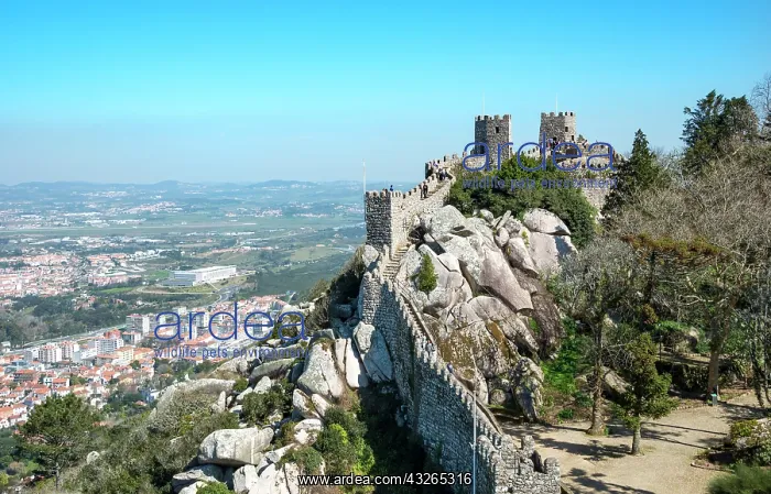 : Castle Castelo dos Mouros, cultural landscape Sintra : Castle Castelo dos Mouros, cultural landscape Sintra