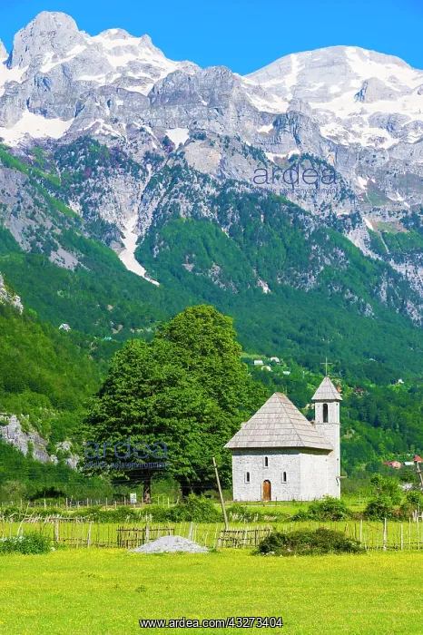 : Catholic Church, Thethi village, Thethi valley : Catholic Church, Thethi village, Thethi valley