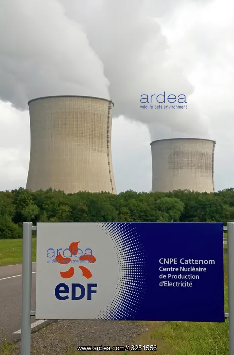: The Cattenom Nuclear Power Plant located : The Cattenom Nuclear Power Plant located