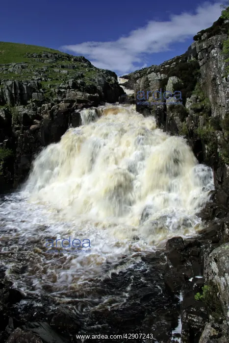 : Cauldron Snout waterfall - Cow Green reservoir : Cauldron Snout waterfall - Cow Green reservoir