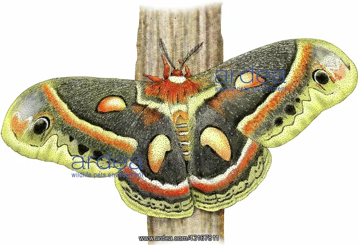 : Cecropia Moth Caterpillar : Cecropia Moth Caterpillar