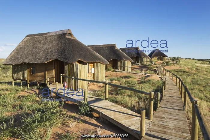 : The chalets of of the Rooiputs Lodge - during the : The chalets of of the Rooiputs Lodge - during the