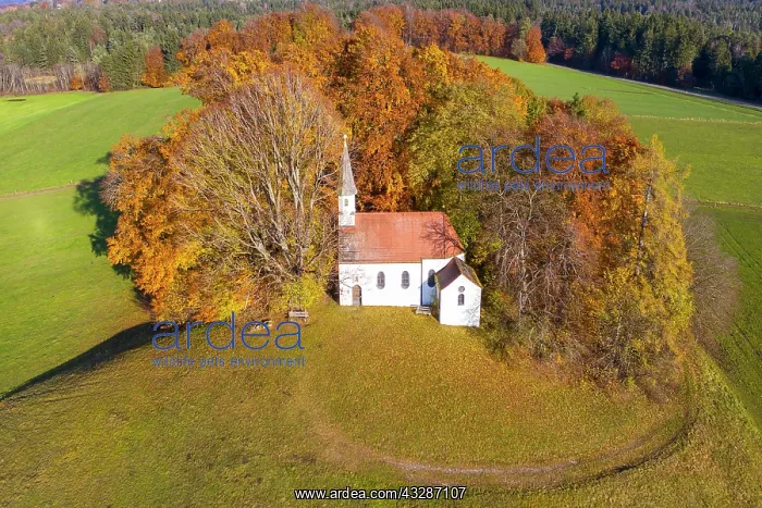 : Chapel St. Koloman in autumn, Weipertshausen near : Chapel St. Koloman in autumn, Weipertshausen near