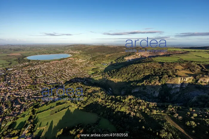 : Cheddar and Gorge - Aerial View - Somerset - UK
