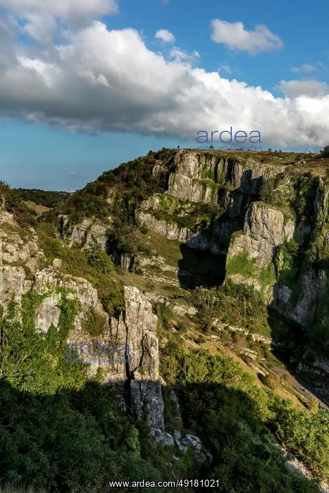  : Cheddar Gorge - From North Side - Somerset - UK