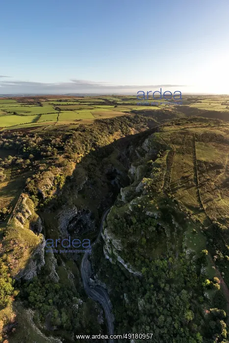  : Cheddar Gorge - View From Hot Air Balloon - Somerset - UK