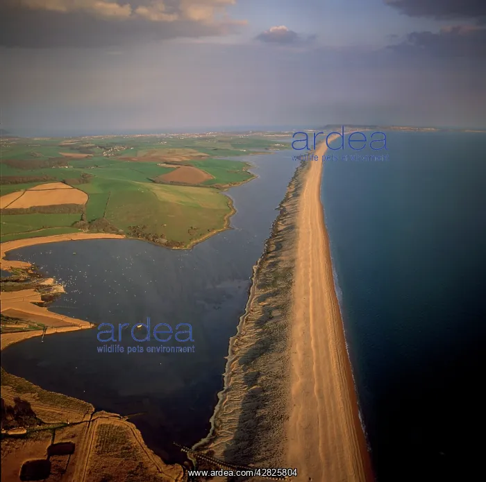 : Chesil Beach (Chesil Bank), 29 km long shingle : Chesil Beach (Chesil Bank), 29 km long shingle