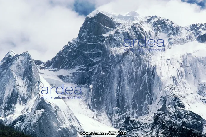 : China - Mount Siguniang, North face : China - Mount Siguniang, North face