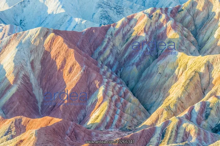 : Chine, Province du Gansu, Zhangye, paysages : Chine, Province du Gansu, Zhangye, paysages