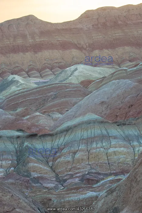 : Chine, Province du Gansu, Zhangye, paysages : Chine, Province du Gansu, Zhangye, paysages