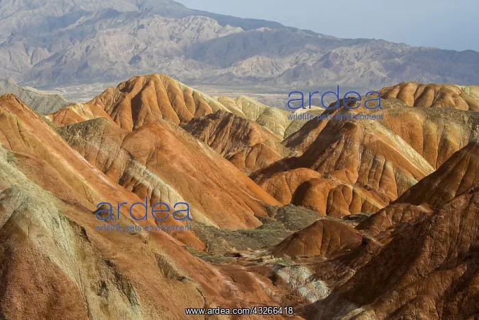 : Chine, Province du Gansu, Zhangye, paysages : Chine, Province du Gansu, Zhangye, paysages