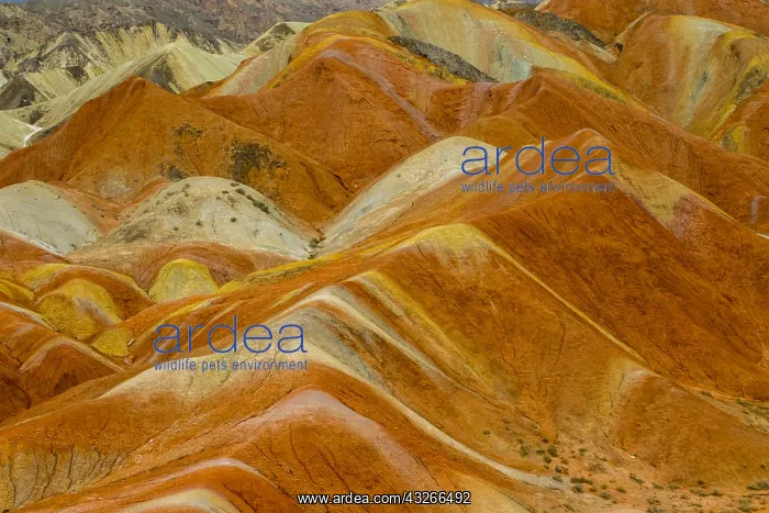 : Chine, Province du Gansu, Zhangye, paysages : Chine, Province du Gansu, Zhangye, paysages