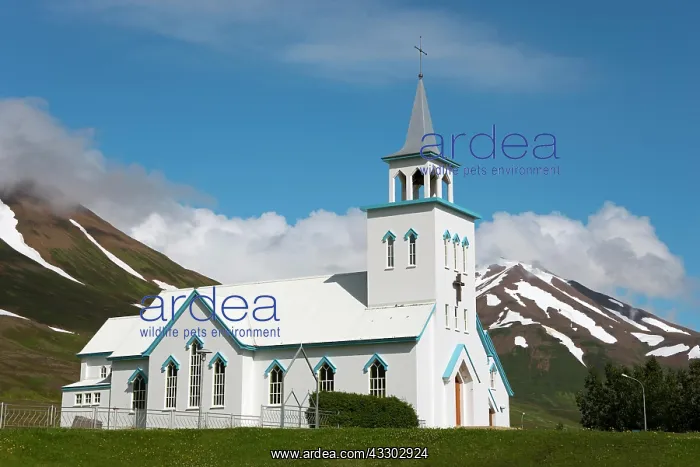  : Church, Dalvik, Iceland, Europe
