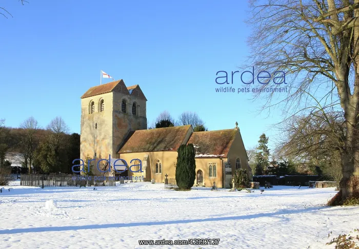 : Church of St Bartholomew - with Norman Tower and : Church of St Bartholomew - with Norman Tower and