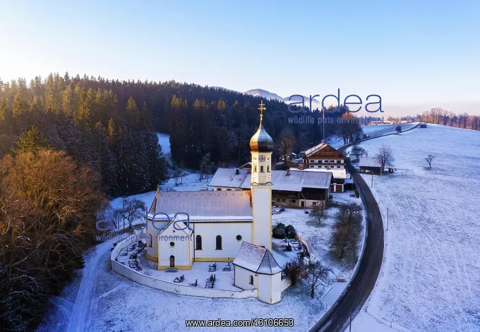 : Church of St. Johann Baptist in Fischbach, near : Church of St. Johann Baptist in Fischbach, near