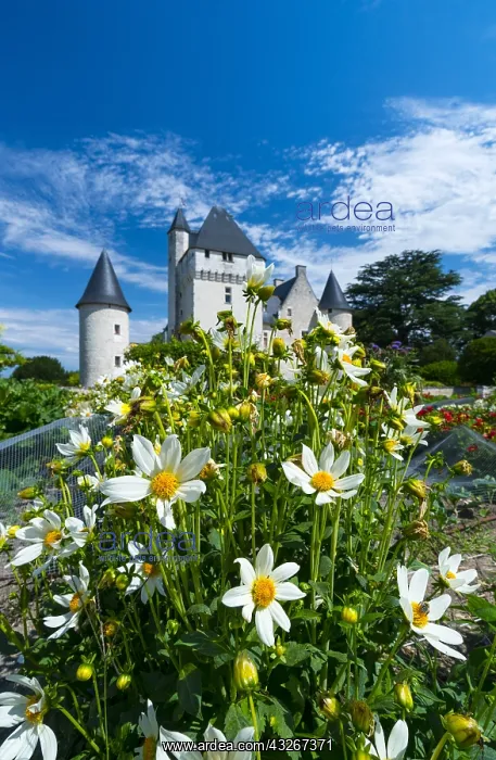 : Cirrus clouds over Rivau Castle, L&, x9b65;r&, x9b20;Indre-et- : Cirrus clouds over Rivau Castle, L&, x9b65;r&, x9b20;Indre-et-