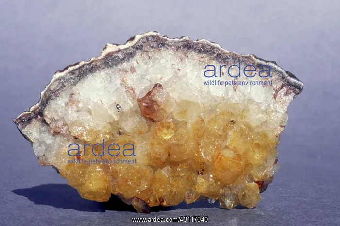 : Citrine crystal from the Gerais mine in Brazil : Citrine crystal from the Gerais mine in Brazil