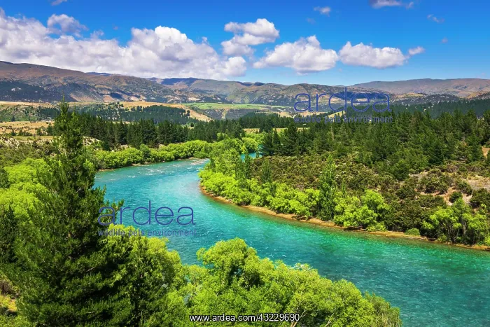 : The Clutha River, Central Otago, South Island, New Zealand : The Clutha River, Central Otago, South Island, New Zealand
