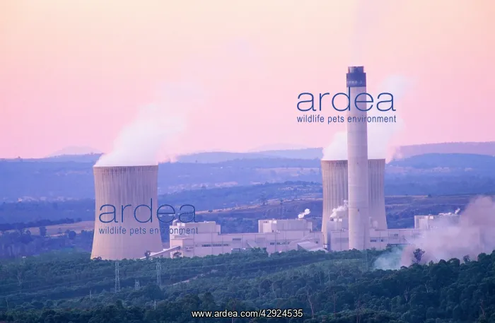 : Coal Fired Power Station - water vapour & unseen : Coal Fired Power Station - water vapour & unseen