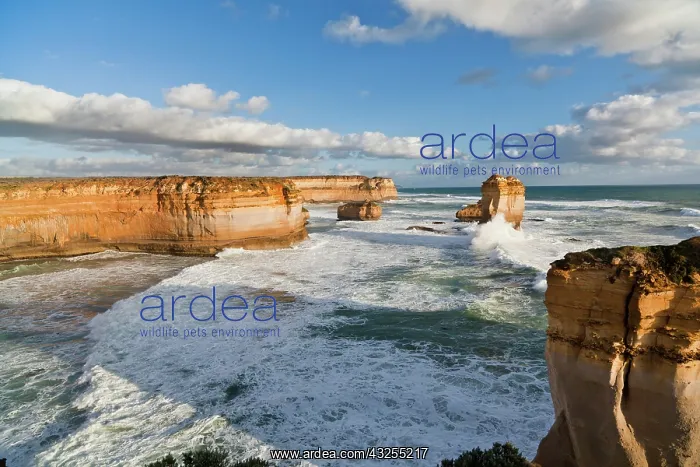 : The coastline near Loch Ard Gorge, looking : The coastline near Loch Ard Gorge, looking