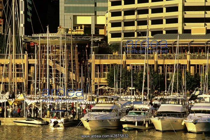 : Cockle Bay during the Boat Show Darling Harbour : Cockle Bay during the Boat Show Darling Harbour