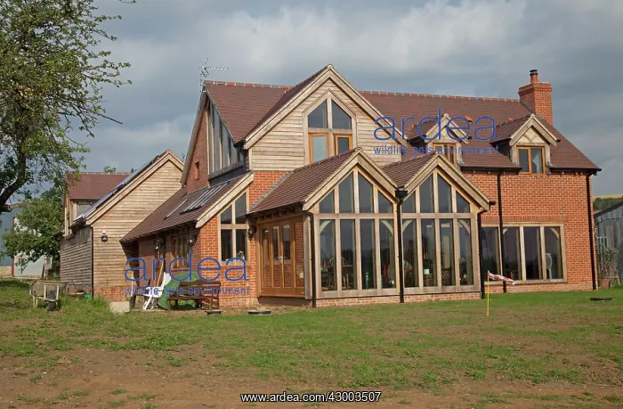 : Colemans Hill Farm new eco build East aspect : Colemans Hill Farm new eco build East aspect