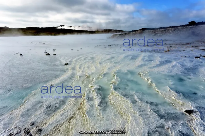 : Colorful mineral deposits created from geothermal : Colorful mineral deposits created from geothermal