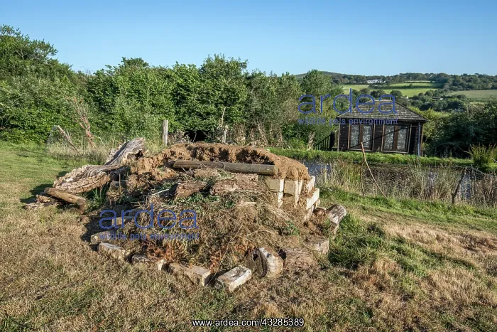 : Compost Heap - Pond - UK : Compost Heap - Pond - UK