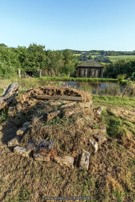 : Compost Heap - Pond - UK : Compost Heap - Pond - UK