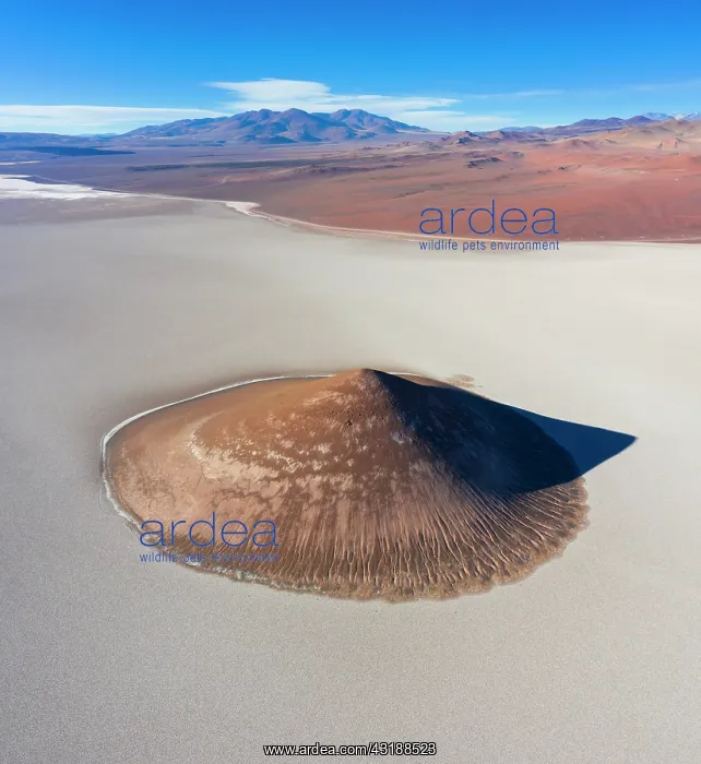: Cono de Arita, Salar de Arizaro, Aerial View, Salta : Cono de Arita, Salar de Arizaro, Aerial View, Salta