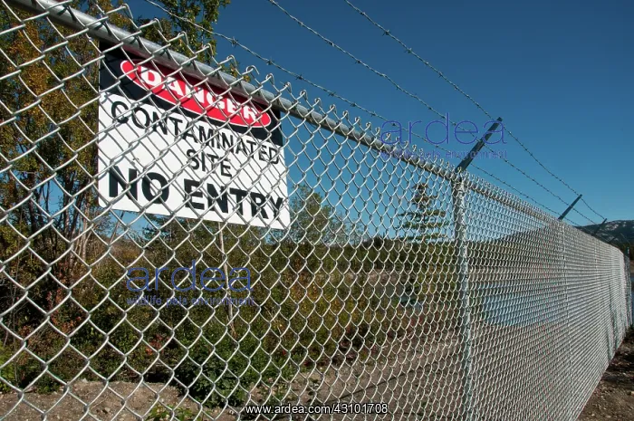 : Contaminated Site Sign : Contaminated Site Sign