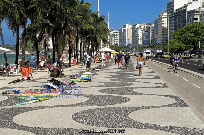 : Copacabana Beach, Rio de Janeiro, Brazil, South America : Copacabana Beach, Rio de Janeiro, Brazil, South America