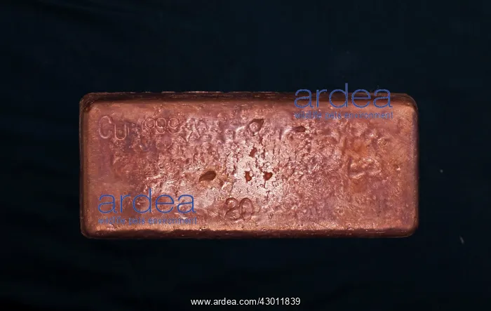  : Copper (Cu) Ingot, 20 lbs