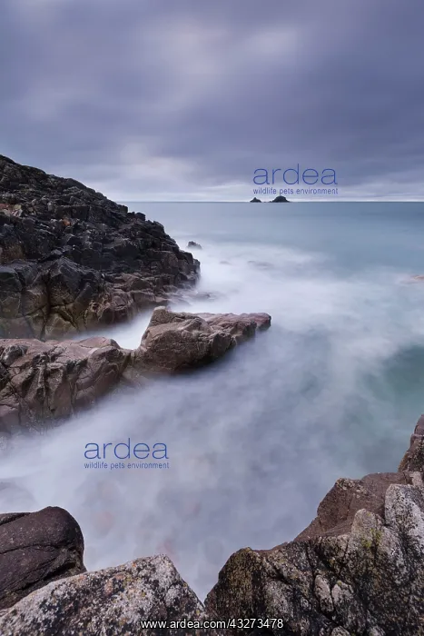 : Cot Valley Seascape - view looking to the Brisons : Cot Valley Seascape - view looking to the Brisons