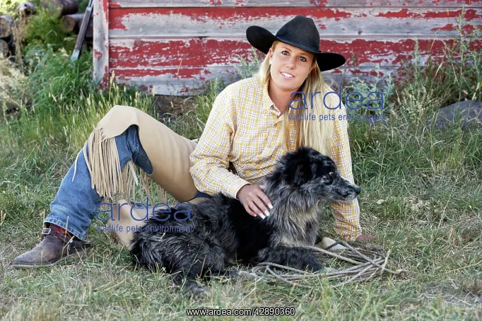 : Cowgirl - with dog : Cowgirl - with dog