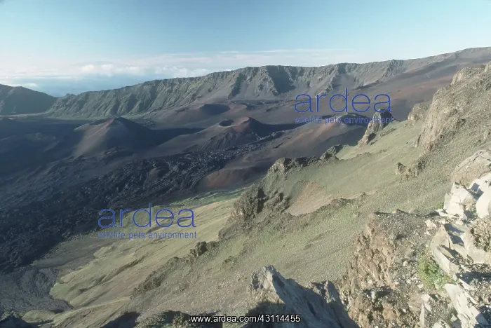 : Crater, Haleakala National Park, Maui, Hawaii : Crater, Haleakala National Park, Maui, Hawaii