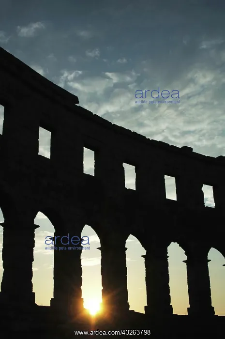 : Croatia. Roman Amphitheater. Built in the : Croatia. Roman Amphitheater. Built in the