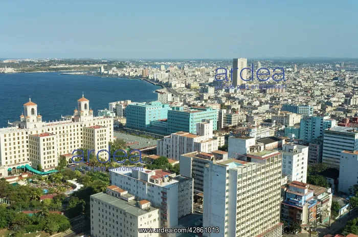 : Cuba - The modern quarter of Vedado with its high-rise : Cuba - The modern quarter of Vedado with its high-rise