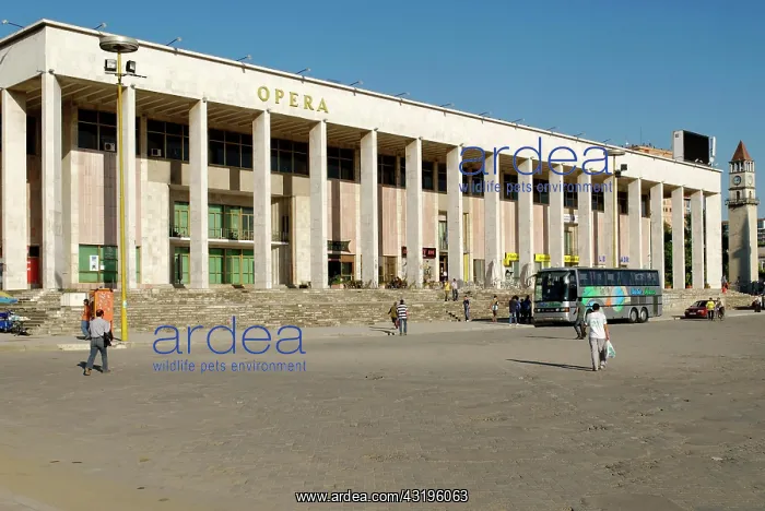 : Cultural Palace or Opera house on Skanderberg Square : Cultural Palace or Opera house on Skanderberg Square