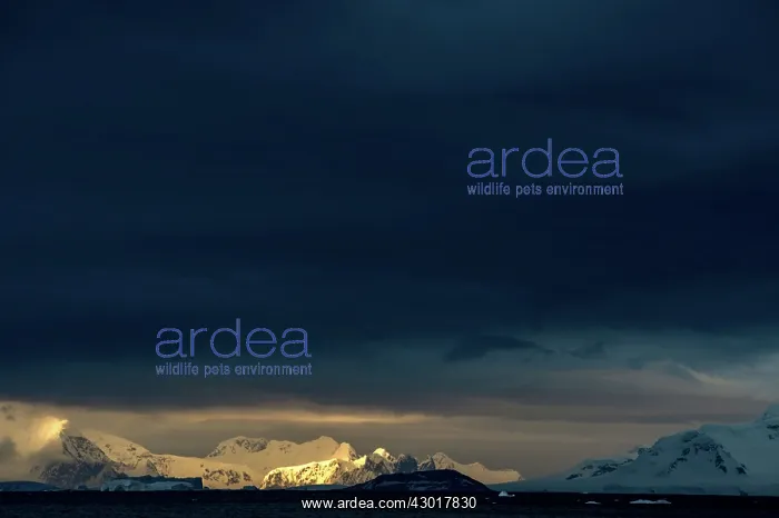  : Dark sky over mountains