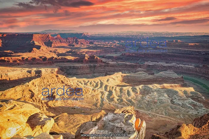  : Deadhorse Point State Park in Utah overlooking the