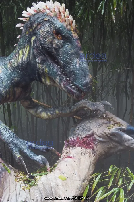 : Deinonychus Feeding on Parasaurolophus : Deinonychus Feeding on Parasaurolophus