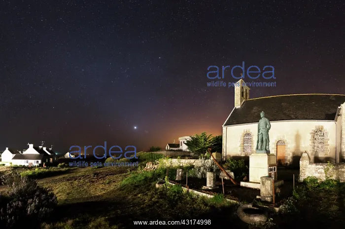 : Despite the lights that illuminate the town of Hoedic : Despite the lights that illuminate the town of Hoedic
