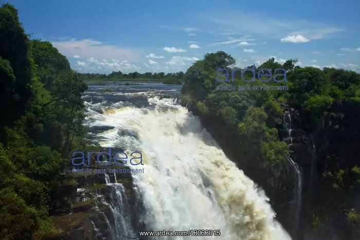 : Devil's Cataract, Victoria Falls or Mosi-oa-Tunya : Devil's Cataract, Victoria Falls or Mosi-oa-Tunya