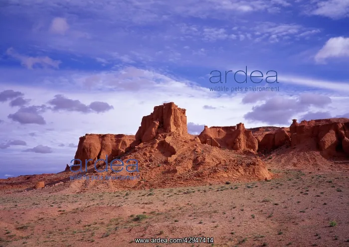: Dinosaur sites: Flaming Cliffs, Gobi Desert, Mongolia : Dinosaur sites: Flaming Cliffs, Gobi Desert, Mongolia